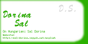 dorina sal business card